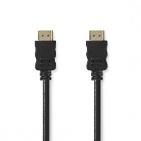 Câble HDMI Haute Vitesse avec ethernet | HDMI™ Connecteur | HDMI™ Connecteur | 4K@30Hz | ARC | 10.2 Gbps | 15.0 m | Rond | PVC |