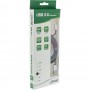 Câble InLine® Micro-USB 2.0, fiche USB-A à fiche Micro-B, noir / alu, flexible, 1 m