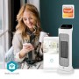 Radiateur soufflant PTC en céramique SmartLife | Wi-Fi | 2000 W | 2 Réglages de Chaleur | Oscillation | Afficher | 10 - 49 °C | 