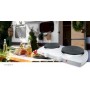 Plaque Chauffante Électrique | Foyer: 2 | 2300 W | Protection contre la surchauffe | Blanc