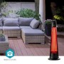 SmartLife Chauffe-patios | Wi-Fi | 1200 W | 2 Réglages de Chaleur | Oscillation | Protection contre les chutes | IP24 | Noir