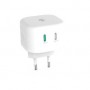 Chargeur mural | 45 W | GaN | Fonction de charge rapide | 2.25 A / 3.0 A | Nombre de sorties: 2 | 2x USB-C™ | Sélection Automati