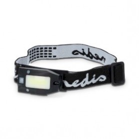 LED lampe frontale | Alimenté par pile / Alimenté par port USB | 3.7 V DC | Batteries incluses | Rechargeables | Flux lumineux n