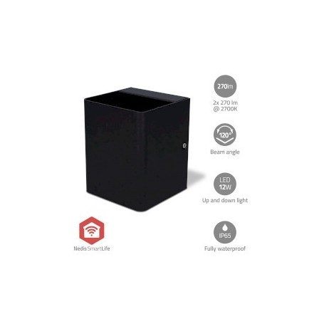 Lampe d\'extérieur Smartlife | 2 x 270 lm | Zigbee 3.0 | 12 + 4 W | Blanc Chaud / RGB | 2700 K | Aluminium | Android™ / IOS