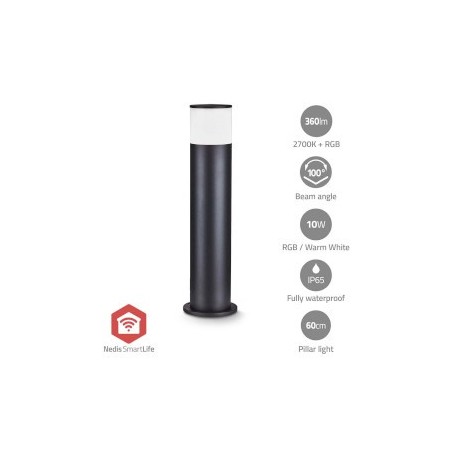 Lampe d\'extérieur Smartlife | 360 lm | Zigbee 3.0 | 10 + 4 W | Blanc Chaud / RGB | 2700 K | Aluminium | Android™ / IOS