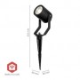 Lampe d\'extérieur Smartlife | 3 x 90 lm | Zigbee 3.0 | 3 x 3 W | RGB | 2700 K | Aluminium | Android™ / IOS