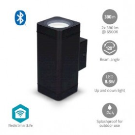 Lampe d\'extérieur Smartlife | 760 lm | Bluetooth® | 8.5 W | Blanc chaud à frais | 2700 - 6500 K | ABS | Android™ / IOS