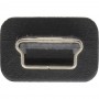 Câble USB 2.0 Mini, InLine®, prise A à Mini-B prise (5 broches.), noir, 1m