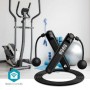 SmartLife Sports de Plein Air | Corde à sauter | Bluetooth | Dual Hall sensor | Affichage LED | PVC | 3.00 m | Balles sans fil /