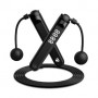 SmartLife Sports de Plein Air | Corde à sauter | Bluetooth | Dual Hall sensor | Affichage LED | PVC | 3.00 m | Balles sans fil /