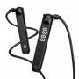 SmartLife Sports de Plein Air | Corde à sauter | Bluetooth | Dual Hall sensor | Affichage LED | PVC | 3.00 m | Balles sans fil /