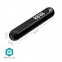 SmartLife Sports de Plein Air | Corde à sauter | Bluetooth | Dual Hall sensor | Affichage LED | PVC | 3.00 m | Balles sans fil /
