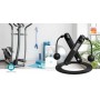 SmartLife Sports de Plein Air | Corde à sauter | Bluetooth | Dual Hall sensor | Affichage LED | PVC | 3.00 m | Balles sans fil /