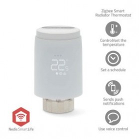 Contrôle de Radiateur SmartLife | Zigbee 3.0 | Alimenté par pile | LED | Android™ / IOS