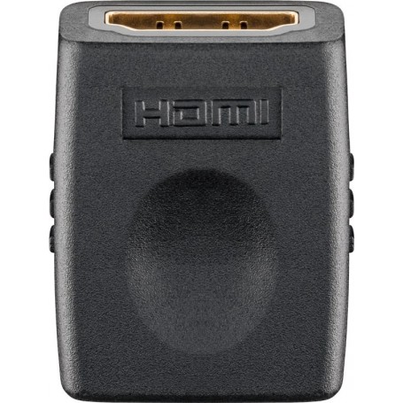 Adaptateur HDMI™, Coupleur, Plaqué Or, 8K @ 60 HzPrise femelle standard HDMI™ (type A) Prise femelle standard HDMI™ (type A)