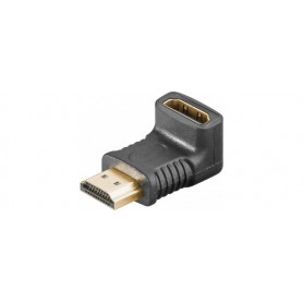 Adaptateur HDMI™ Coudé 270°, Plaqué Or, 8K @ 60 HzPrise femelle standard HDMI™ (type A) Connecteur standard HDMI™ (type A) 270°