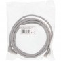 InLine® Patch cable up/down angled, S/FTP (PiMf), Cat.6, 250MHz, PVC,grey, 2.36m