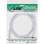 Câble InLine® USB 2.0 de type A à B, blanc / or avec starter en ferrite, 3 m