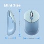 Perixx PERIMICE-802BL, Bluetooth mouse for PC and tablet, cordless, blue