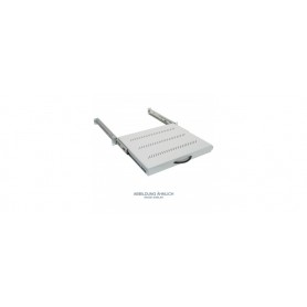 Triton RAC-UP-X19-A1 19" shelf 1U extendable, 650mm, 50kg, grey