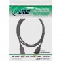Câble InLine® USB 2.0, AM / AM, contacts noirs, plaqués or, 1 m