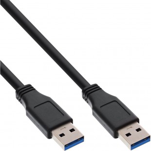 Câble InLine® USB 3.0 Type A mâle à A noir 3m