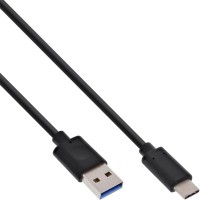 Câble InLine® USB 3.1, type C mâle à A mâle, noir, 0,5 m