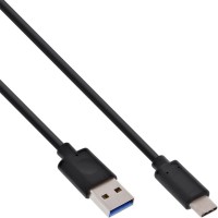 Câble InLine® USB 3.1, type C mâle à A mâle, noir, 1,5 m