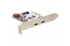 Contrôleur hôte InLine® USB 3.1, PCIe x4, 2 ports de type C, incl. support bas