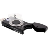 Lecteur de carte mobile InLine® USB 3.0 avec 2 emplacements pour SD SDHC SDXC microSD