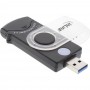 Lecteur de carte mobile InLine® USB 3.0 avec 2 emplacements pour SD SDHC SDXC microSD