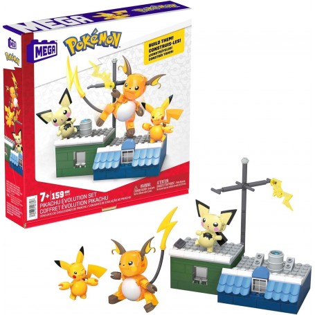 Pokémon jeu de construction MEGA Coffret Évolution Pikachu