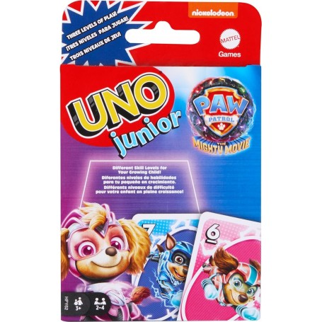 PAW Patrol: The Mighty Movie jeu de cartes UNO Junior