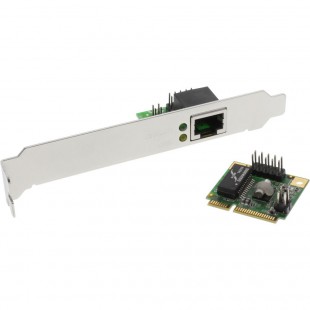 InLine® Mini PCIe Card Carte Ethernet Gigabit