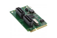 Carte InLine® Mini-PCIe 2.0 2x RAID 0/1 / SPAN SATA 6Gb / s