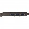 Contrôleur hôte USB 3.0 InLine® 3 + 1 ports PCIe avec alimentation SATA et support LP