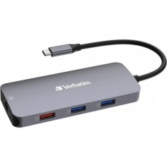  Hub USB C 9 en 1, Adaptateur multiport USB-C vers HDMI, RJ45, USBA-A et USB-C, avec Lecteur de Carte SD, pour Mac, MacBook Pro/Air, iPad Pro, Thinkpad, Ordinateur Windows, Ordinateur