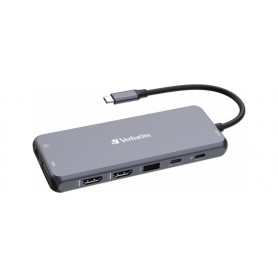  Hub USB C 14 en 1, adaptateur multiport USB-C vers HDMI, VGA, RJ45, USBA-A et USB-C PD, avec lecteur de carte SD, pour Mac, MacBook Pro/Air, iPad Pro, Thinkpad, ordinateur Windows, ordinateur