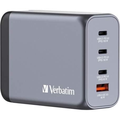 Chargeur+secteur++GNC+1x+port+USB-A+%2B+3x+ports+USB-C+200W+%28Noir%29