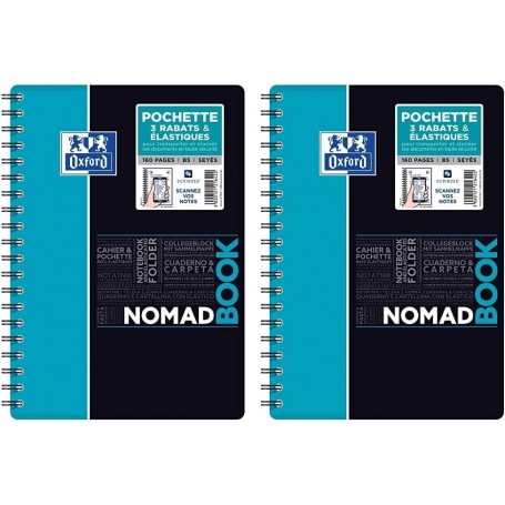 Oxford Etudiants Cahier "NOMADBOOK", B5, seys