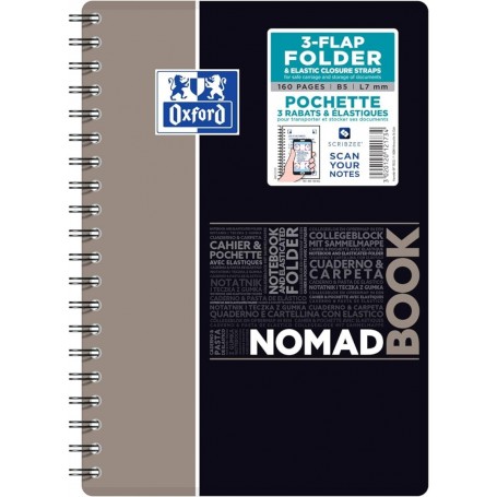 Oxford Etudiants Cahier "NOMADBOOK", B5, lign