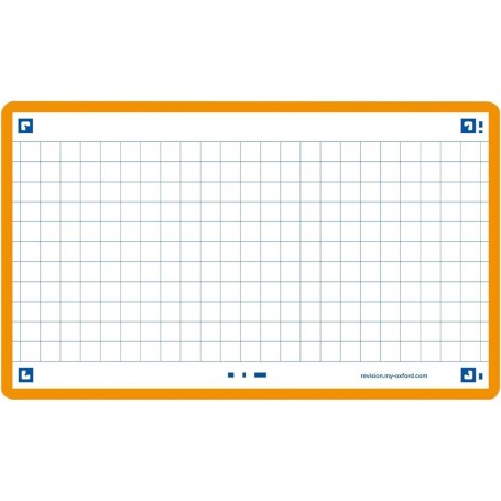 Oxford Fiches "Flash 2.0", 75x125 mm, quadrill, orange