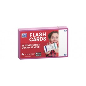 Oxford Fiches "Flash 2.0", 75x125 mm, lign, bleu