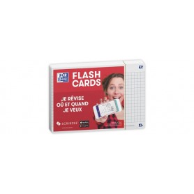 Oxford Fiches "Flash 2.0", 105 x 148 mm, blanc
