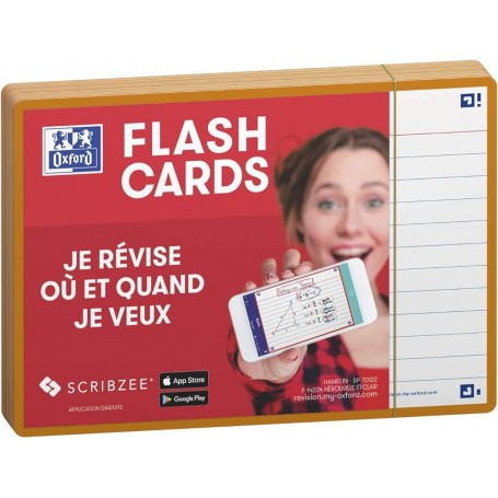 Oxford Fiches "Flash 2.0", 105 x 148 mm, orange