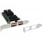 Contrôleur InLine® PCI-Express 2.0 SATA 6 Gb / s, avec 8 SATA (4x eSATA)