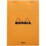 RHODIA Bloc agraf No. 16 Yellow, format A5, quadrill