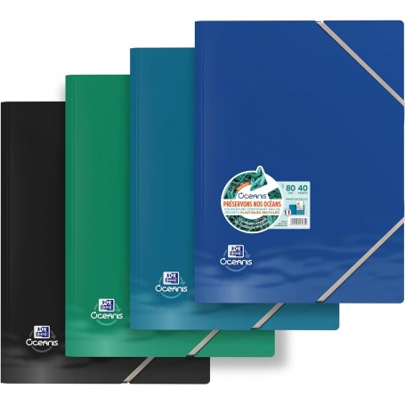 Oxford Protge-documents "Oceanis", A4, 80 vues, PP recycl