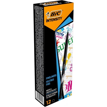 BIC Fineliner Intensity Fine, noir