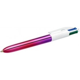 BIC Stylo bille rtractable 4 Colours Gradient, assorti